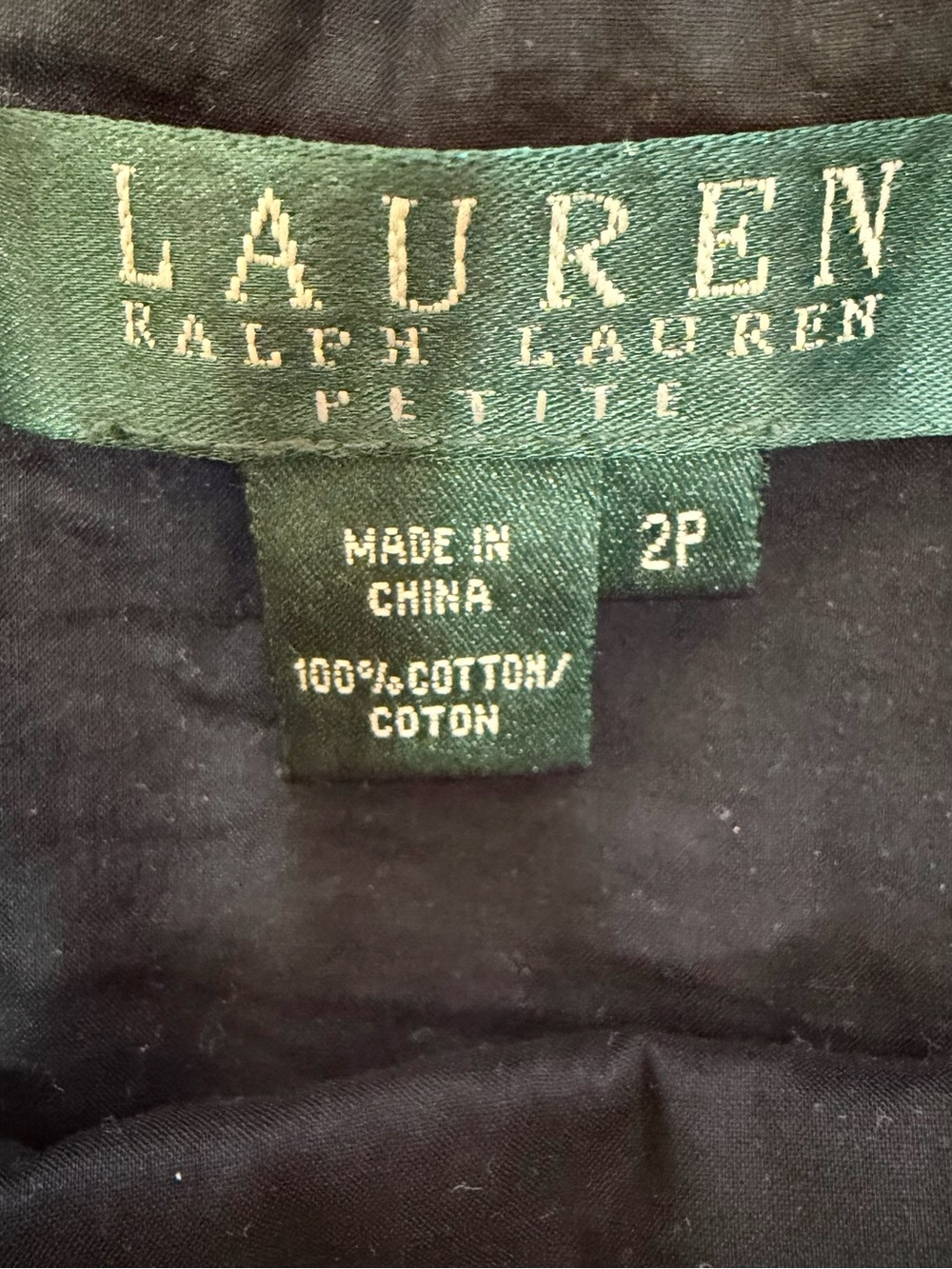 Lauren Ralph Lauren Black Cotton Midi Skirt 2P Pintuck Full A-Line Old Money - Picture 7 of 7